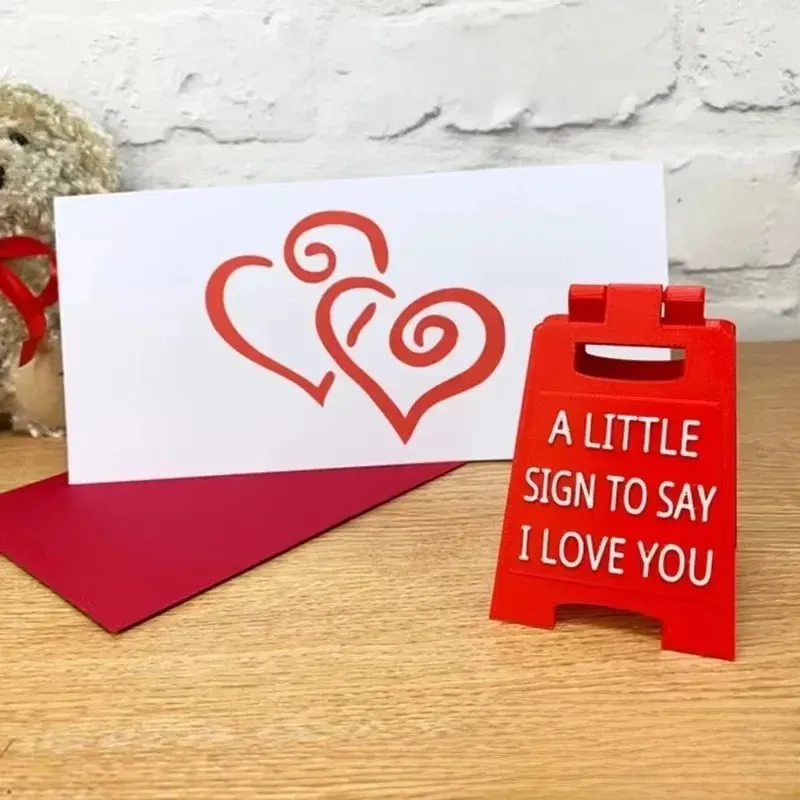 Romantic MINI SIGN. A little sign to say I love you.